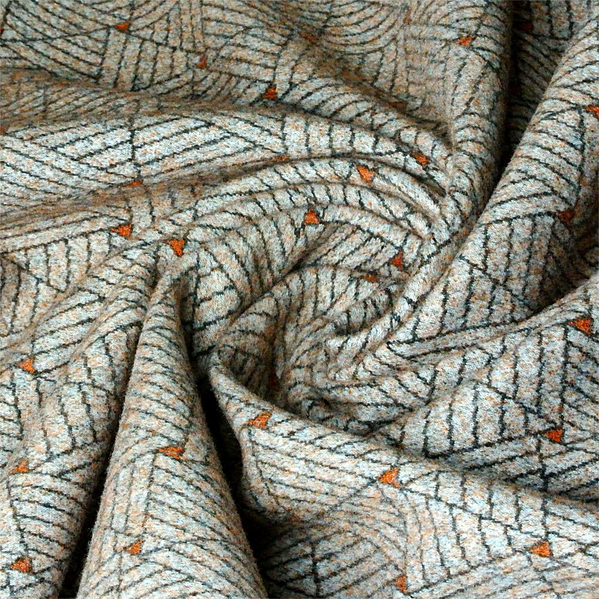 Variable Triangle Jacquard Knitting Fabric