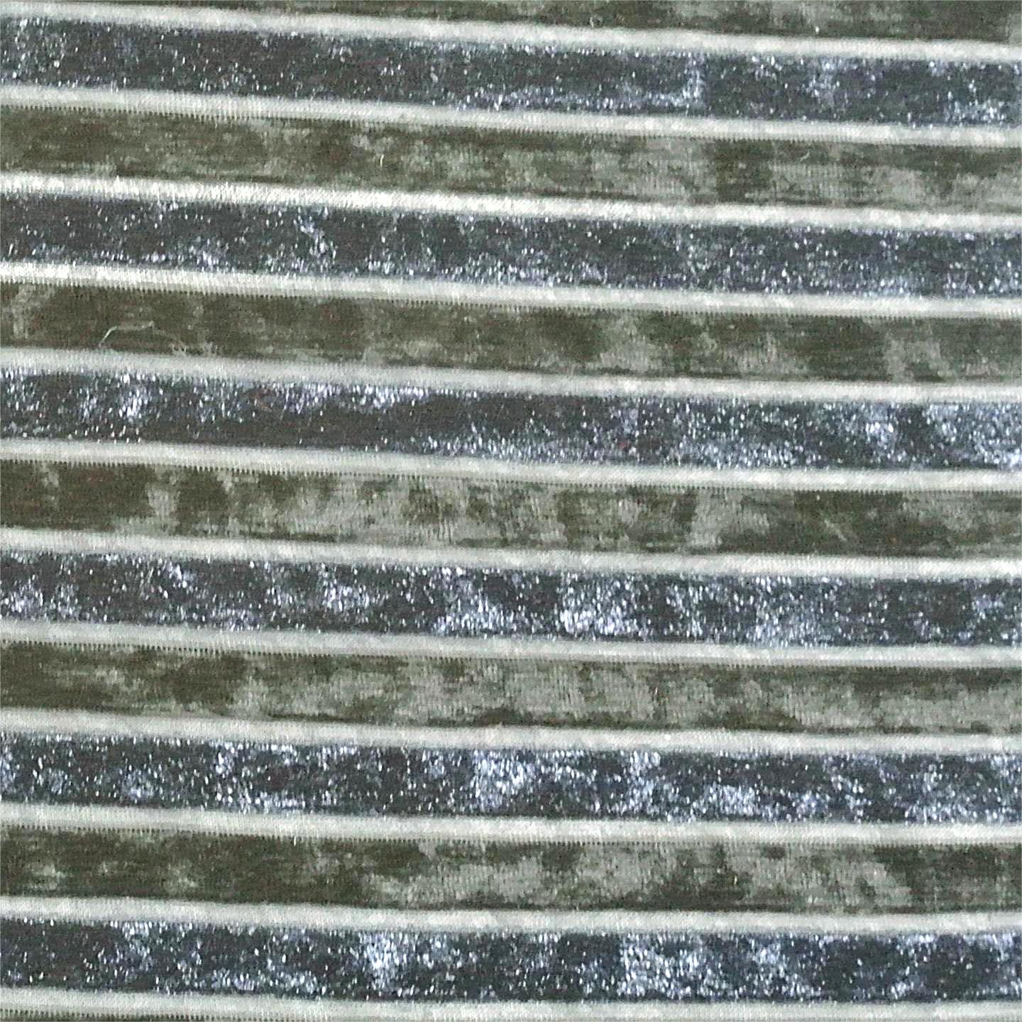 Stripes With Lurex Velvet Knitting Fabric